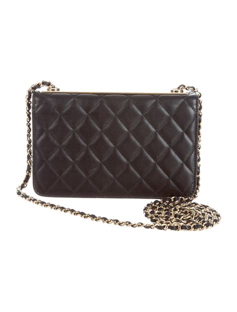 chanel chained wallet|Chanel wallet on chain trendy.